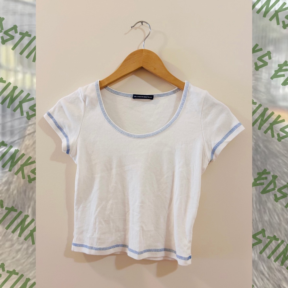 Brandy Melville crop top white